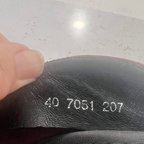 Dansko Burgundy Leather Clogs with Perforated Design - Picture 6 of 8